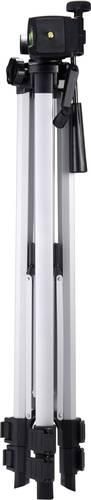 TOOLCRAFT Tripod 1/4 Zoll Arbeitshöhe=51 - 150cm Silver Inox Wasserwaage von TOOLCRAFT