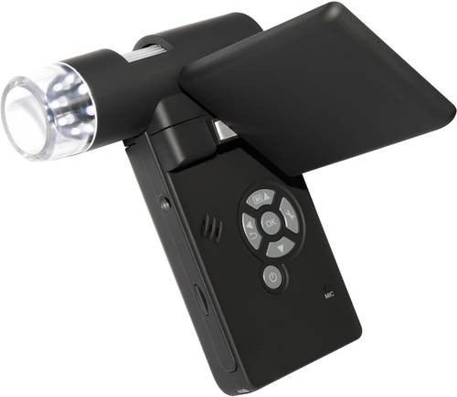 TOOLCRAFT USB Mikroskop mit Monitor 5 Megapixel Digitale Vergrößerung (max.): 500 x von TOOLCRAFT