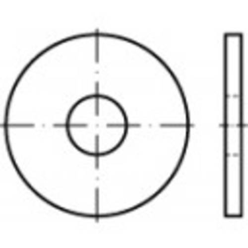 TOOLCRAFT Unterlegscheiben 11mm 34mm Stahl verzinkt 100 St. 107062 von TOOLCRAFT