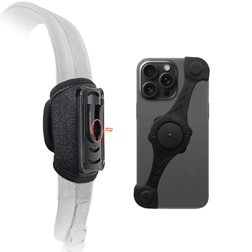 TOOLIN Handy-Halterung für Rucksackgurt, Rucksack-Gurt-Clip für Handy, Handy-Gurt, Smartphone-Halterung für Schultergurt TOOLIN Handy-Halterung für Rucksackgurt, Rucksack-Gurt-Clip für Handy, Handy-Gurt, Smartphone-Halterung für Schultergurt von TOOLIN