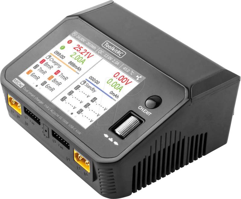 TKRC M6DAC - Ladegerät für Akkupacks  M6DAC, für 1-6s, max. 15 A, 700 W von TOOLKITRC