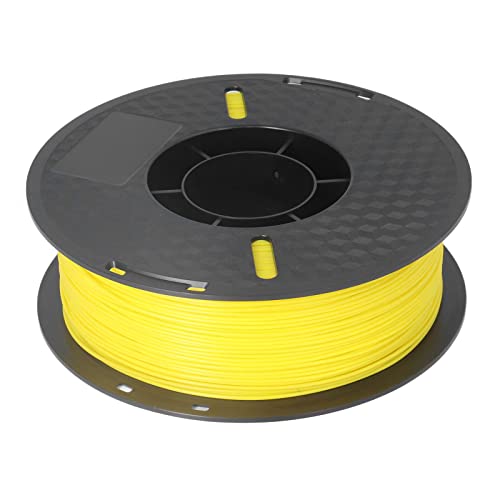 TOOLSGO 1.75mm 1kg PLA Filament 3D Druckfilament sauber gewickelt mit ±0.02mm Präzision kompatibel mit den meisten 3D Druckern (Gelb) von TOOLSGO