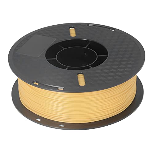TOOLSGO 1.75mm 1kg PLA Filament 3D Druckfilament sauber gewickelt mit ±0.02mm Präzision kompatibel mit den meisten 3D Druckern (Gold) von TOOLSGO