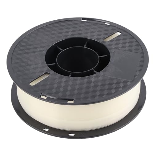 TOOLSGO 1.75mm 1kg PLA Filament 3D Druckfilament sauber gewickelt mit ±0.02mm Präzision kompatibel mit den meisten 3D Druckern (Transparent) von TOOLSGO