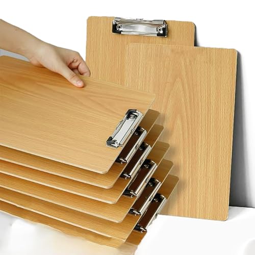 TOOSOAR 15 Stück Klemmbrett Holz A4,Schreibbrett Klemmbrett mit Metalklemme und Aufhängeose,für Unternehmen,Büro,Schule oder Restaurant TOOSOAR 15 Stück Klemmbrett Holz A4,Schreibbrett Klemmbrett mit Metalklemme und Aufhängeose,für Unternehmen,Büro,Schule oder Restaurant von TOOSOAR