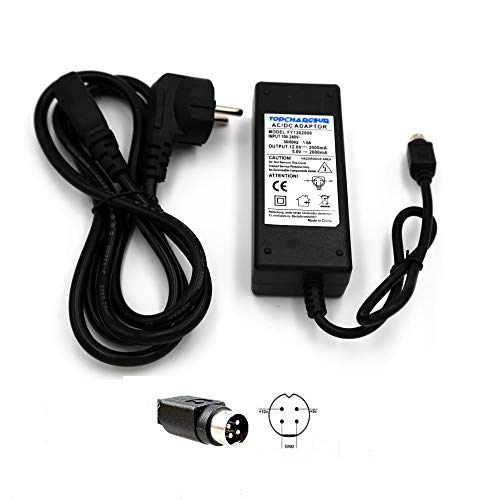 Top Chargeur Netzadapter, Ladegerät, 12 V, 5 V, 2 A, 4 Pins, für Jentec Technology JTA0202Y inkl. Stromkabel von TOP CHARGEUR