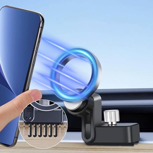 TOPABYTE Telefonhalterung Mag-Safe Magnetische Lüftungshalterung für Tesla Model 3 2017-2023 und Model Y 2020-2024 Zubehör Stärkster Magnet-Power-Telefonhalter Passend für alle Telefone von TOPABYTE