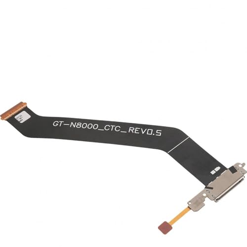 TOPALLI - Flachbandkabel Ladeanschluss + Mikrofon, kompatibel mit Samsung Galaxy Note 10.1 GT-N8000 N8010 8020 von TOPALLI