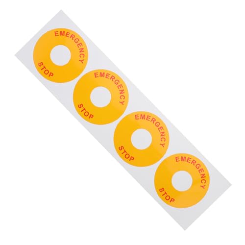 TOPBATHY 1 Blatt Aufkleber für Not-Halt-Ausrüstung industriell Not-Aus-Etikett für Maschinen Vinyl Forderung abschalten Stoppschild-Etikett Notstopp-Warnaufkleber Stoppaufkleber Papier Gelb TOPBATHY 1 Blatt Aufkleber für Not-Halt-Ausrüstung industriell Not-Aus-Etikett für Maschinen Vinyl Forderung abschalten Stoppschild-Etikett Notstopp-Warnaufkleber Stoppaufkleber Papier Gelb von TOPBATHY