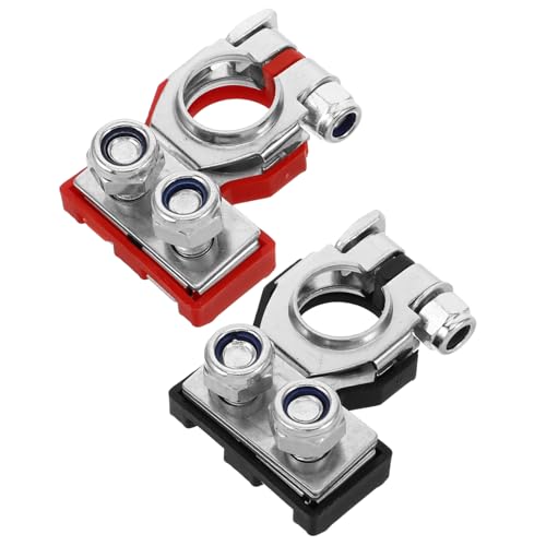 TOPBATHY 1 Paar Batterie Terminal Bornes De Bateria Carro Autobatterieklemme Pluspol Batterieanschluss Kupfer von TOPBATHY