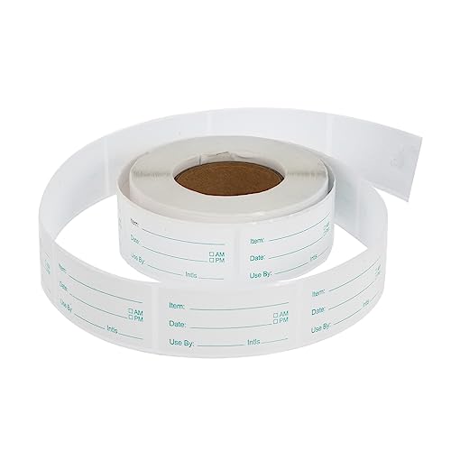 TOPBATHY 1 Rolle Kühlschrankaufkleber Waschbare Gefrierpapieretiketten Party Etikettierung Kühlschrankaufkleber Etiketten Organizer Beschreibbare Datumsaufkleber TOPBATHY 1 Rolle Kühlschrankaufkleber Waschbare Gefrierpapieretiketten Party Etikettierung Kühlschrankaufkleber Etiketten Organizer Beschreibbare Datumsaufkleber von TOPBATHY