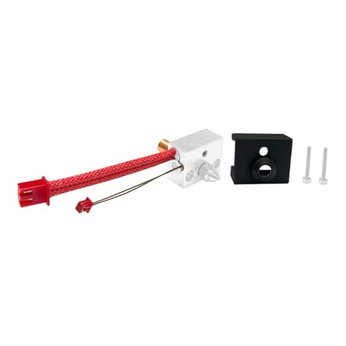 TOPBATHY 1 Satz Hochtemperaturdüsen Düsenkopf 3D Druckerzubehör 3D Drucker Extruder Kit 3D Druckerdüse 3D Druckergerät 3D Druckerbeschläge Chrom Zirkonium Kupfer von TOPBATHY