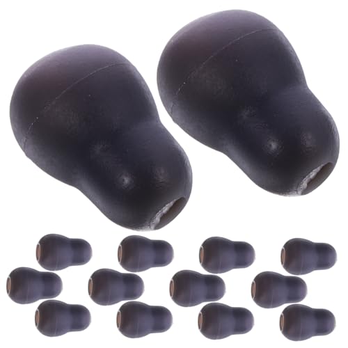 TOPBATHY 1 Satz Ohrstöpsel Ohrhörer-tipps Membran Ohrstöpsel Zum Schlafen Spitze Für Ersatz-ohrstöpsel Ersatzteile Ersatz -ohrstöpsel Ohrhörerzubehör Pvc Grau 10 Paare von TOPBATHY