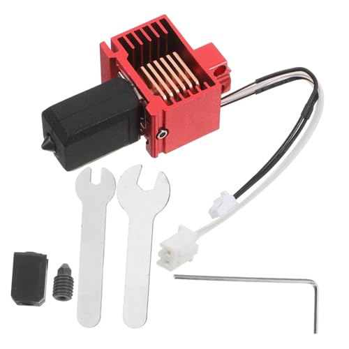 TOPBATHY 1 Set 3D Drucker Hot End Hotend Halterung Otends Hotend Spider Hotend Kit Druckerdüse Hot End Kit Hotend Hot End Druckkopf Hot End Düsen Kit Zusammengebautes Hotend Rotes von TOPBATHY