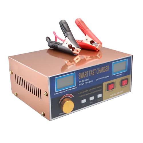 TOPBATHY 1 Stück Smart Batterie Ladegerät Reparatur Werkstatt Ladegerät Lagerung Batterie Ladegerät Säure Zellen Ladegerät Motorrad Smart Batterie Ladung Blau von TOPBATHY