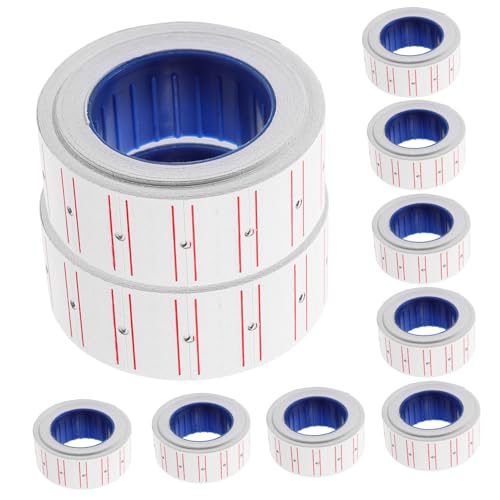 TOPBATHY 10 Rollen Preisblatt Name Kennzeichnungsetiketten selbstklebendes Preisschild Tags für den Handel Verkaufsschilder für Einzelhandelsgeschäfte Marktmarke Papier TOPBATHY 10 Rollen Preisblatt Name Kennzeichnungsetiketten selbstklebendes Preisschild Tags für den Handel Verkaufsschilder für Einzelhandelsgeschäfte Marktmarke Papier von TOPBATHY