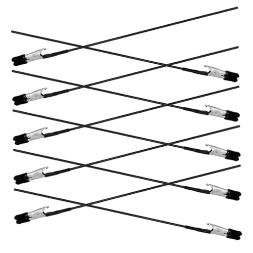 TOPBATHY 10 Stück Farbclip Werkzeug Krokodilklemmen Mit Drähten Gelenkstifthalter Isolierte Krokodilklemmen Armband- Krokodilklemmen Für Die Haare Eisen Black TOPBATHY 10 Stück Farbclip Werkzeug Krokodilklemmen Mit Drähten Gelenkstifthalter Isolierte Krokodilklemmen Armband- Krokodilklemmen Für Die Haare Eisen Black von TOPBATHY