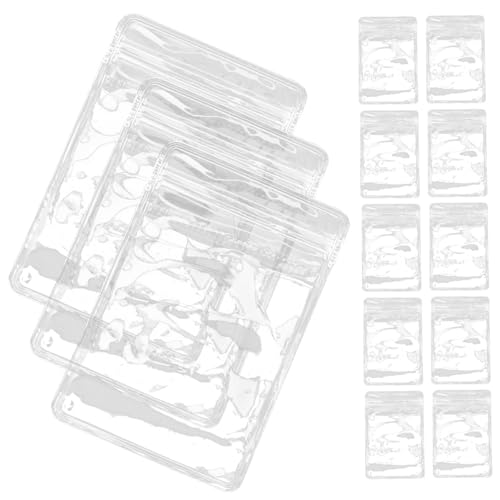 TOPBATHY 100 Stück -beutel Kosmetik Wiederverwendbar Wasserdicht Transparent Durchsichtige Beutel Für Die Reise Wiederverschließbar Versiegelung Taschen Schmuckbeutel Pvc von TOPBATHY