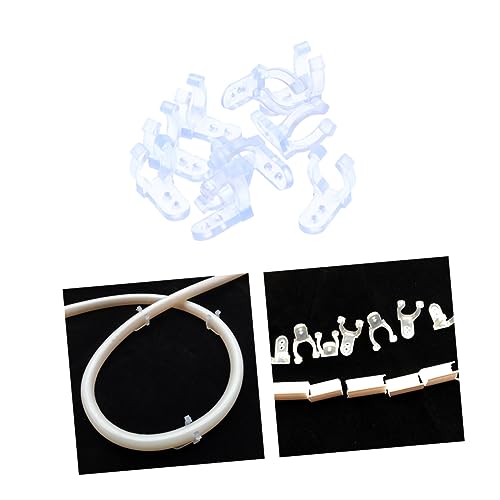 TOPBATHY 100Stücke Transparente PVC LED Lichtschlauch Montageklammern Wiederverwendbare Halter für Runde Lichtschläuche Einfach zu Installieren für Hochzeiten Veranstaltungen TOPBATHY 100Stücke Transparente PVC LED Lichtschlauch Montageklammern Wiederverwendbare Halter für Runde Lichtschläuche Einfach zu Installieren für Hochzeiten Veranstaltungen von TOPBATHY