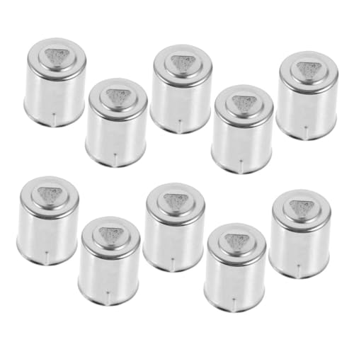 TOPBATHY 10St Magnetron-Emitter Mikrowelle austauschbare Magnetronabdeckungen Crimphülsenverschraubung Teil der Magnetronkappe Ofen ersatz Ersatz-Magnetronkappe für den Ofen Eisen Silver TOPBATHY 10St Magnetron-Emitter Mikrowelle austauschbare Magnetronabdeckungen Crimphülsenverschraubung Teil der Magnetronkappe Ofen ersatz Ersatz-Magnetronkappe für den Ofen Eisen Silver von TOPBATHY
