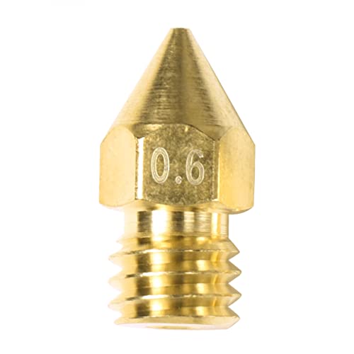 TOPBATHY 12 Stück 3d -druckdüse Extruderdüse Aus Messing Zubehör Für 3d-drucker Messingdüse Für 3d-drucker 3d-druckerdüse Golden von TOPBATHY