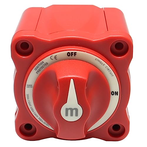 TOPBATHY 12V Auto Batterie Trennschalter Isolator für Wasserdichter Batterieschalter für Pkw Wohnmobile Boote und Yachten Hochwertige Kunststoffgehäuse Langlebig TOPBATHY 12V Auto Batterie Trennschalter Isolator für Wasserdichter Batterieschalter für Pkw Wohnmobile Boote und Yachten Hochwertige Kunststoffgehäuse Langlebig von TOPBATHY