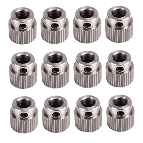 TOPBATHY 15Stücke Extruder Rad Zähne Feed Rad für Kompatible Drucker Rostfrei Langlebig Einfach zu Installieren für Effiziente TOPBATHY 15Stücke Extruder Rad Zähne Feed Rad für Kompatible Drucker Rostfrei Langlebig Einfach zu Installieren für Effiziente von TOPBATHY