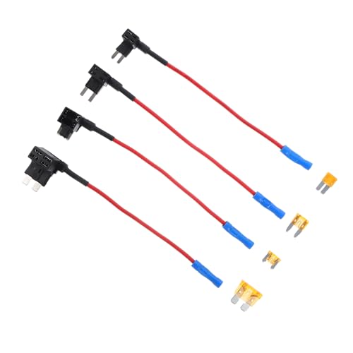 TOPBATHY 1Satz Sicherungshahn Adapter Für Auto Boot Inline Sicherungshalter Mit Verschiedenen Sicherungsgrößen Einfach Installierbar Kompatibel Mit Kfz Lkw von TOPBATHY