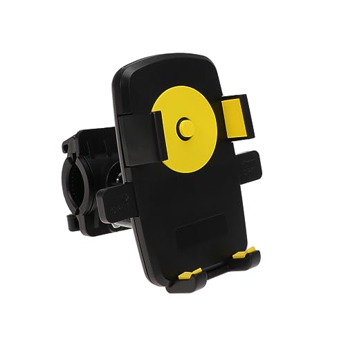 TOPBATHY 1Stück Fahrrad Handyhalterung Gelb Stabiler Telefonhalter Für GPS Navigation Einsetzbar Für Fahrrad Und Einfache Installation rutschfeste Absorption von TOPBATHY