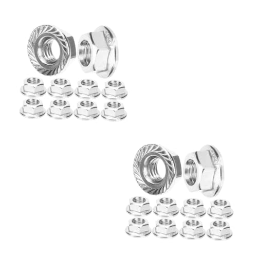 TOPBATHY 2 Sätze Flanschmutter Metrische Muttern Mutter Stichsäge Nussflansch Befestigungsmutter Schraubenmutter Hardware-mutter Kontermutter Silber Rostfreier Stahl 10 Stück * 2 TOPBATHY 2 Sätze Flanschmutter Metrische Muttern Mutter Stichsäge Nussflansch Befestigungsmutter Schraubenmutter Hardware-mutter Kontermutter Silber Rostfreier Stahl 10 Stück * 2 von TOPBATHY