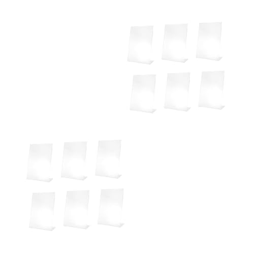 TOPBATHY 2 Sätze Tischkarte Aus Acryl Displayhalter Einzelhandelsetiketthalter Tischschildhalter Etikettenhalter Für Warenschilder Transparent 6 Stücke * 2 TOPBATHY 2 Sätze Tischkarte Aus Acryl Displayhalter Einzelhandelsetiketthalter Tischschildhalter Etikettenhalter Für Warenschilder Transparent 6 Stücke * 2 von TOPBATHY