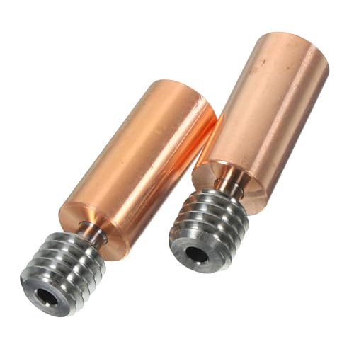 TOPBATHY 2 Stücke 3D Druck Zubehör Drucker Passt Rohr Wärme Pause Heatbreak Metall Goldene von TOPBATHY