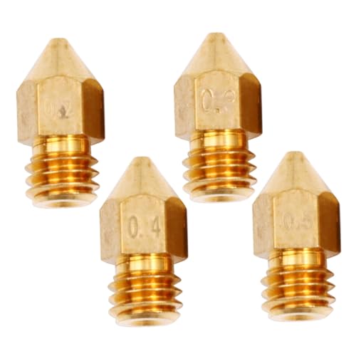 TOPBATHY 224 Stück 3d-druckerdüse Messingdüse Für 3d-drucker Zubehör Für 3d-drucker Extruderdüse Golden von TOPBATHY