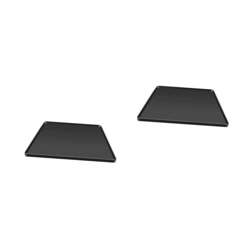 TOPBATHY 2st Kühlschrankmatte Minikühlschrank Für Schlafzimmer Abtropfmatte Für Geschirr Wasserschalen Für Zimmerpflanzen Waschmaschine Kleiner Kühlschrank Gefrierfach Black Kieselgel von TOPBATHY