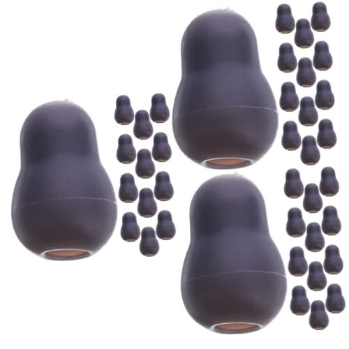 TOPBATHY 3 Sätze Ohrstöpsel Membran Tipps Ohrstöpsel Zum Schlafen Ohrhörer Spitze Teile Zubehör Weichdichtende Ohrstöpsel Ersatz-ohrstöpsel Für Pvc Grau 10 Paare * 3 von TOPBATHY