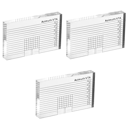 TOPBATHY 3 Stück -Messung aufzeichnen Herrscher Ausrichtung Plattenspieler-Stift Stift -Alignment -Tools mathematischer Plattenspieler -Werkzeug Acryl Transparent TOPBATHY 3 Stück -Messung aufzeichnen Herrscher Ausrichtung Plattenspieler-Stift Stift -Alignment -Tools mathematischer Plattenspieler -Werkzeug Acryl Transparent von TOPBATHY