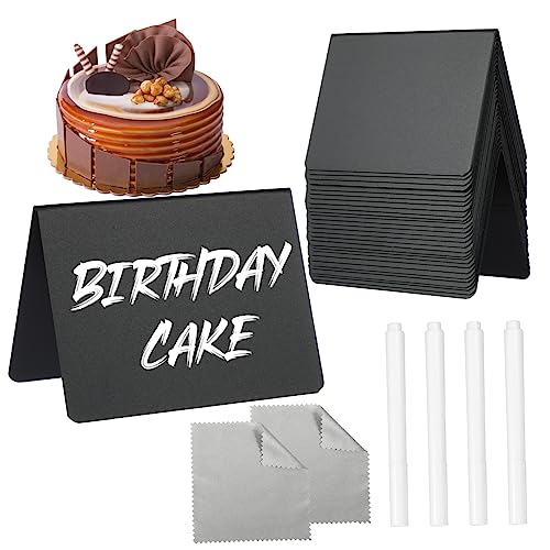 TOPBATHY 30 Stück Mini Kreidetafeln mit Stiften Mikrofasertüchern Wiederverwendbare Kleine Schiefertafeln für Beschriftungen im Büro TOPBATHY 30 Stück Mini Kreidetafeln mit Stiften Mikrofasertüchern Wiederverwendbare Kleine Schiefertafeln für Beschriftungen im Büro von TOPBATHY