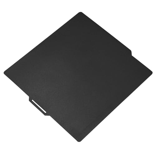 TOPBATHY 3D Druckerzubehör Matte Druckbettplatte Oberfläche 3D Bauplatte Drucker Stahlplatte Druck Heiß 3D Druckerteile Plattform Thermisch Glatt Beheizt 3D Drucker Bauplatte Eisen Schwarz von TOPBATHY