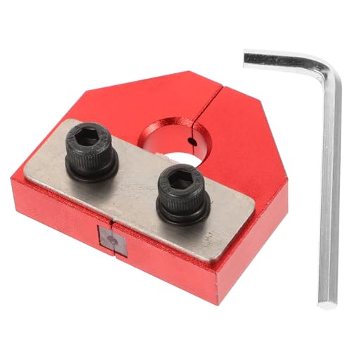 TOPBATHY 3d drucker zubehör Filamenthalter für Drucker Filament-Schweißer- Filamentspleißer Filamentverbinder Filament- Straight-Through- Metall rot von TOPBATHY