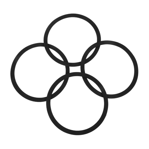 TOPBATHY 4 Stück Lautsprecherring aus Schaumstoff Ersatz Abstandshalter für Autolautsprecher Universal- Autozubehör Lautsprecher-Distanzring Fahrzeugzubehör Black TOPBATHY 4 Stück Lautsprecherring aus Schaumstoff Ersatz Abstandshalter für Autolautsprecher Universal- Autozubehör Lautsprecher-Distanzring Fahrzeugzubehör Black von TOPBATHY