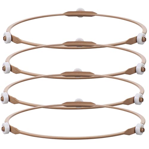 TOPBATHY 4 Stück Ständer Für Mikrowellenherde Rotierender Rollenring Aus Glasplatte Mikrowelle Glasplatte Mikrowellenherd-tablett Tablett Aus Glas Rotierende Ringwalze Scrollrad Ofen TOPBATHY 4 Stück Ständer Für Mikrowellenherde Rotierender Rollenring Aus Glasplatte Mikrowelle Glasplatte Mikrowellenherd-tablett Tablett Aus Glas Rotierende Ringwalze Scrollrad Ofen von TOPBATHY