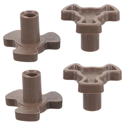 TOPBATHY 4 Stück Mikrowellen-drehteller-koppler Kompatible Y-förmige Halterung Für Mikrowellen-glasplatten-rollenwellen TOPBATHY 4 Stück Mikrowellen-drehteller-koppler Kompatible Y-förmige Halterung Für Mikrowellen-glasplatten-rollenwellen von TOPBATHY