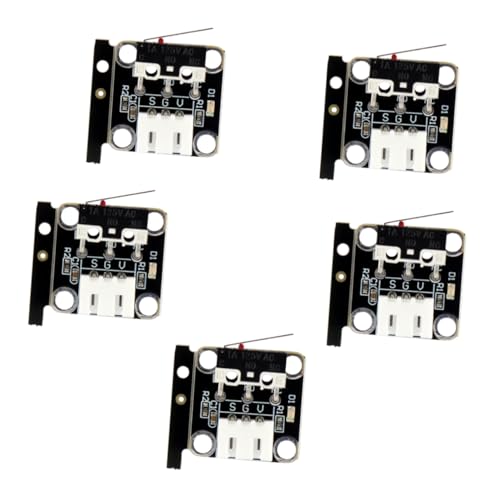 TOPBATHY 5Er Set Endschalter Roboterkollisionsmodul mechanisch geschlossen Grenze Schaltmodul kabelbefestigung Kollisionsmodul für Roboter Kollisionssensor PC-Platine TOPBATHY 5Er Set Endschalter Roboterkollisionsmodul mechanisch geschlossen Grenze Schaltmodul kabelbefestigung Kollisionsmodul für Roboter Kollisionssensor PC-Platine von TOPBATHY