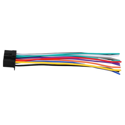 TOPBATHY Audio Netzkabel Kabelverbinder Auto Ersatzkabelbaum Für Stereo Autoradio Kabelbaum Zubehör Autoradio Plug And Play Kabelbaum Kabelbaumverbinder Kunststoff von TOPBATHY