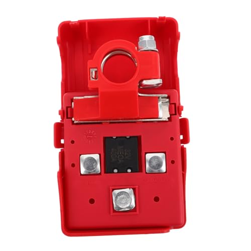 TOPBATHY Autobatterieadapter Autobatterieanschluss Autobatterieadapter Batterieklemmenanschluss Autoklemmenanschlusssatz Fahrzeugbatterieadapter Klemmenanschluss Rote Legierung von TOPBATHY