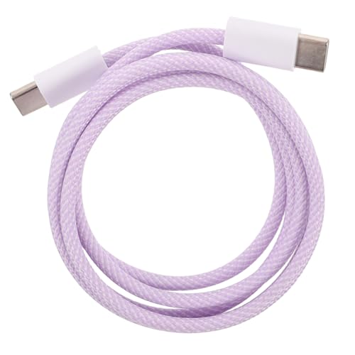 TOPBATHY Datenkabel Geflochtenes Kabel Rechtwinklig Typ C Rechtwinklig Zum Typ C Kabelloser Kupfer Violett von TOPBATHY
