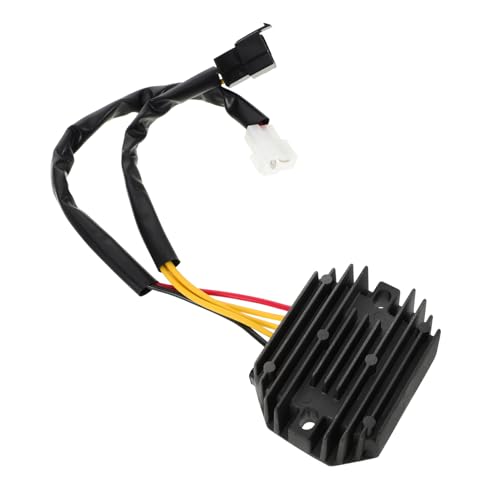 TOPBATHY Gleichrichter Spannungsstabilisator-Kit Motorradzubehör universeller Reglerstabilisator Spannungsreglerstabilisator Plastik Black TOPBATHY Gleichrichter Spannungsstabilisator-Kit Motorradzubehör universeller Reglerstabilisator Spannungsreglerstabilisator Plastik Black von TOPBATHY