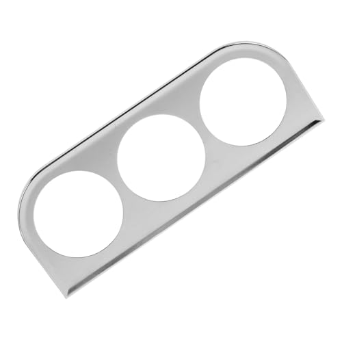TOPBATHY Instrumentenständer Autodashboardhalterung Dreifachinstrumentenhalterung Autodashboard-Halterung Halterung für Instrumententafel Auto-Armaturenbretthalterung Eisen Silver von TOPBATHY