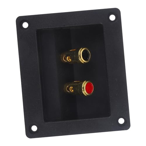 TOPBATHY Kasten Lautsprecher-Klemmpfostenplatte Weg Stecker Crimpverbinder Kabelanschluss Automobil Anschlüsse für Lautsprecher-Klemmpfosten Lautsprecherklemmen Eisen Golden TOPBATHY Kasten Lautsprecher-Klemmpfostenplatte Weg Stecker Crimpverbinder Kabelanschluss Automobil Anschlüsse für Lautsprecher-Klemmpfosten Lautsprecherklemmen Eisen Golden von TOPBATHY