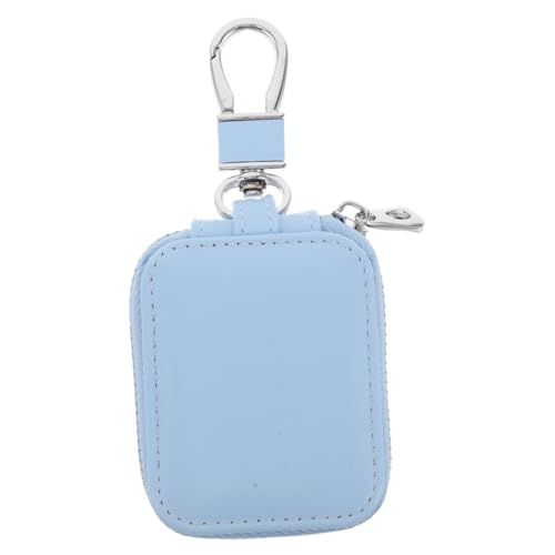 TOPBATHY Kopfhörer Fall kopfhörer etui Autoschlüsseletui aus Leder Mini-Geldbörse Autoschlüsselkoffer schlanke Geldbörse Damen Autoschlüsselhüllen aus Leder Brieftasche Kunstleder Sky-Blue TOPBATHY Kopfhörer Fall kopfhörer etui Autoschlüsseletui aus Leder Mini-Geldbörse Autoschlüsselkoffer schlanke Geldbörse Damen Autoschlüsselhüllen aus Leder Brieftasche Kunstleder Sky-Blue von TOPBATHY